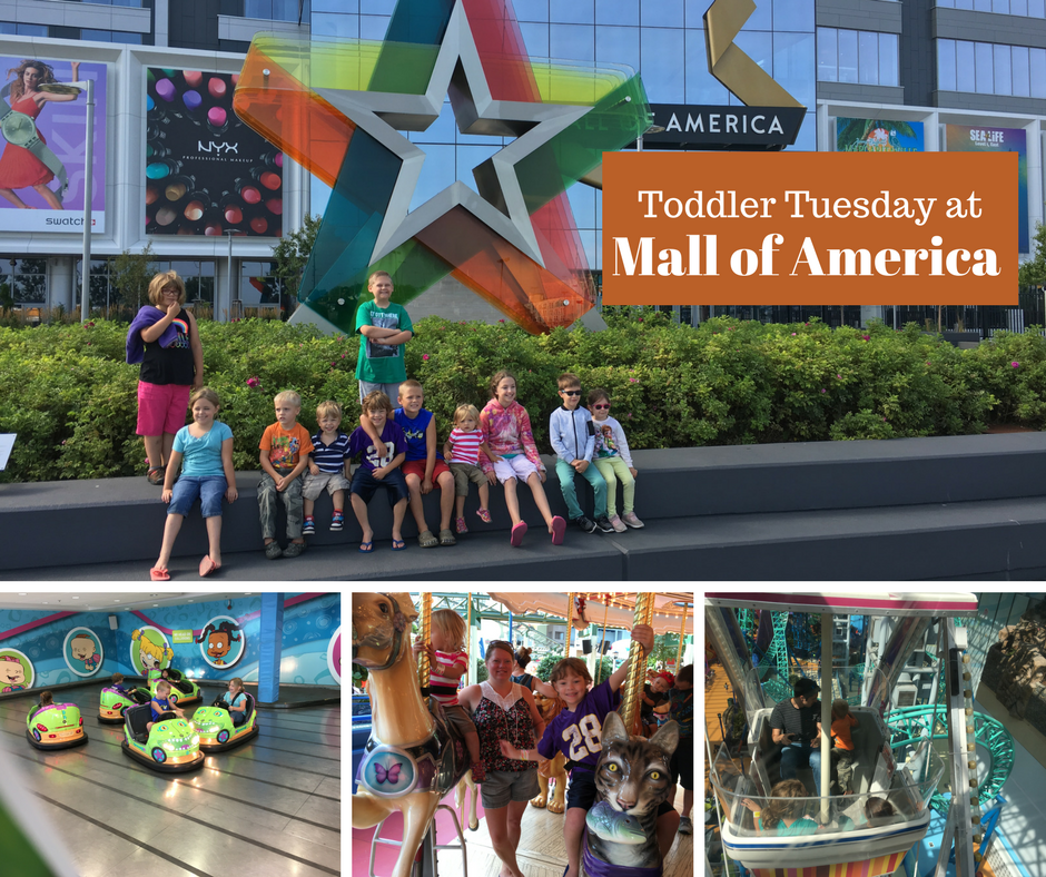 Toddler Tuesday at the Mall of America Russell’s Adventures