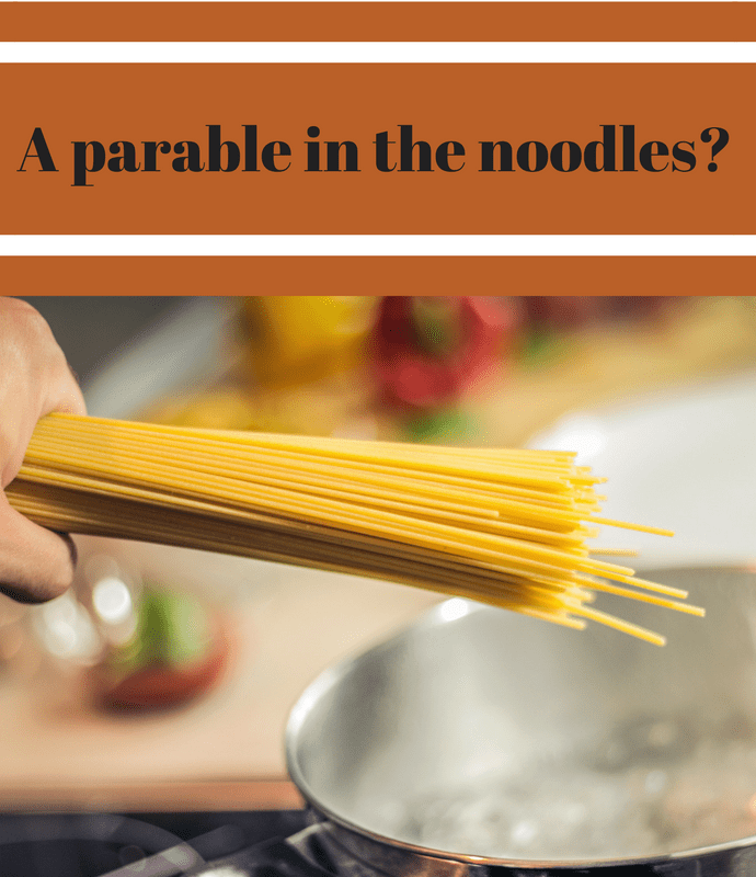 A parable in the noodles
