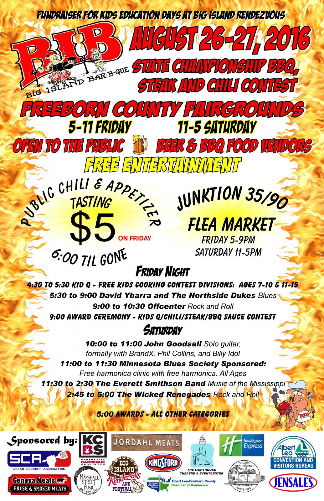 The Big Island Bar-B-Que Welcomes Bloggers to Albert Lea