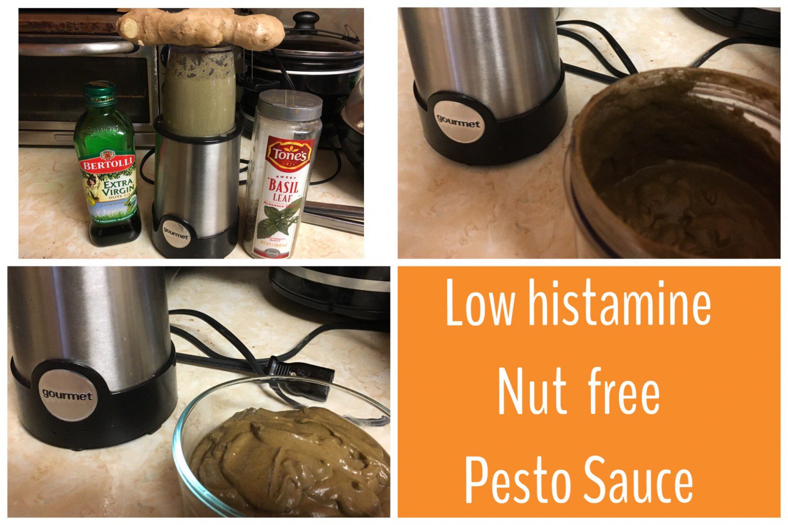 No Nut, Low Histamine, Pesto Sauce