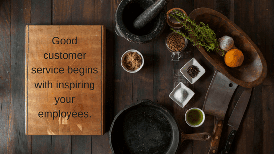 Customer service begins with inspiring your employees