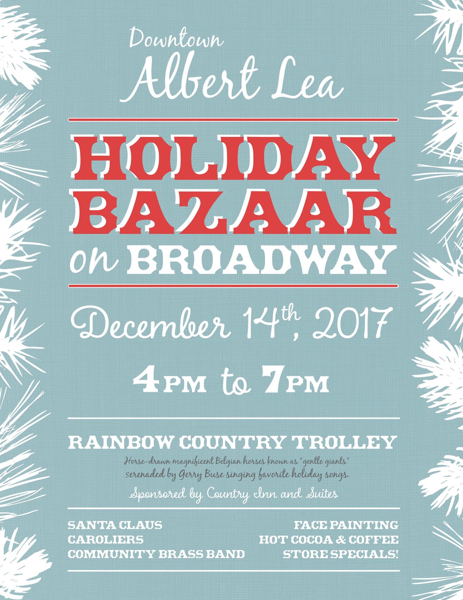 Downtown Holiday Bazaar in Albert Lea, MN