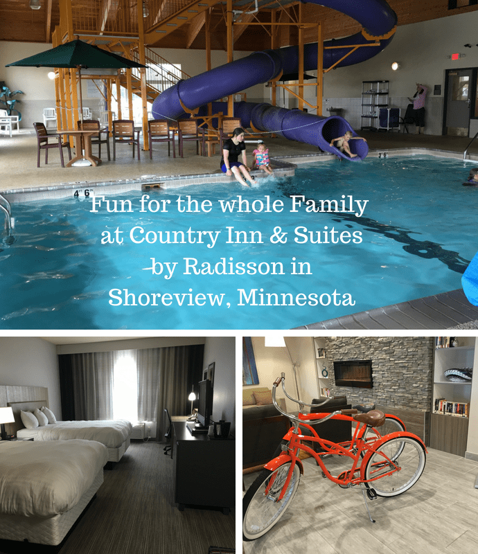 Waterslide fun at the Country Inn & Suites by Radisson in Shoreview, MN.