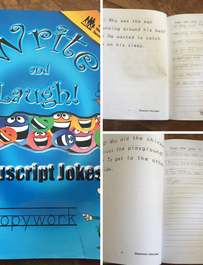 Can you laugh through a handwriting lesson?