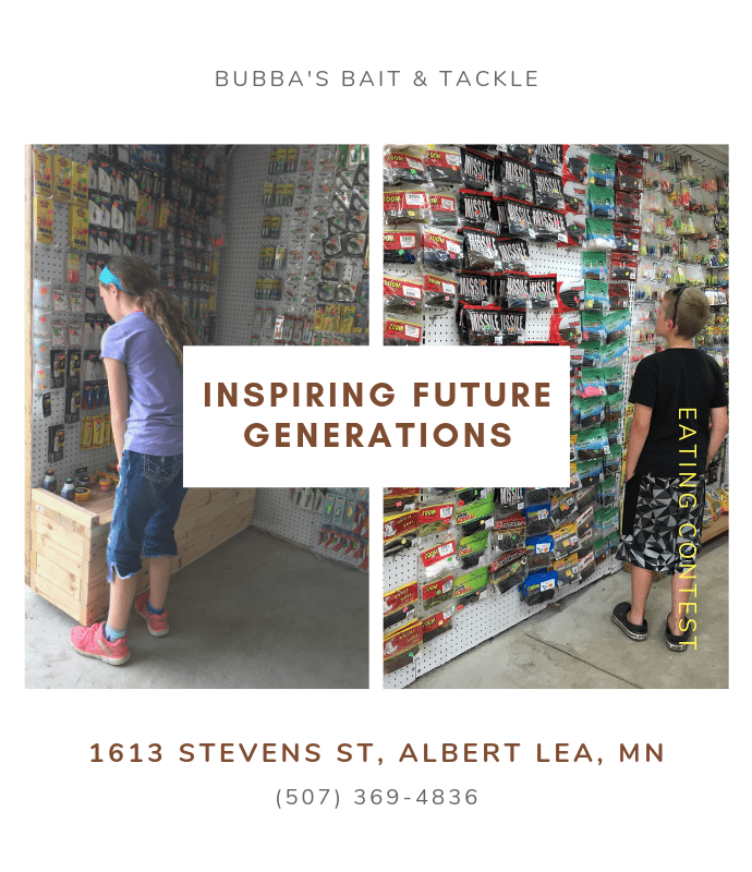 Bubba’s Bait and Tackle shop in Albert Lea, MN