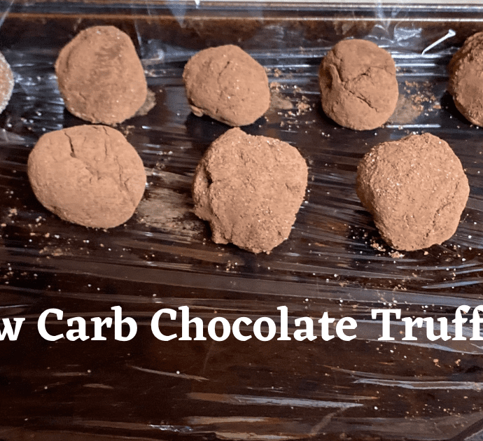 Low Carb Chocolate Truffles